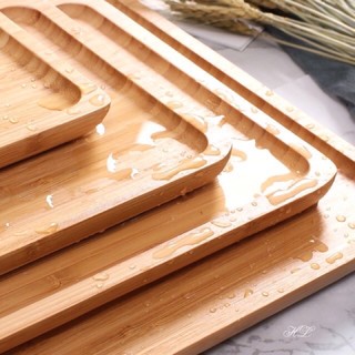 Khay gỗ tre chữ nhật cao cấp