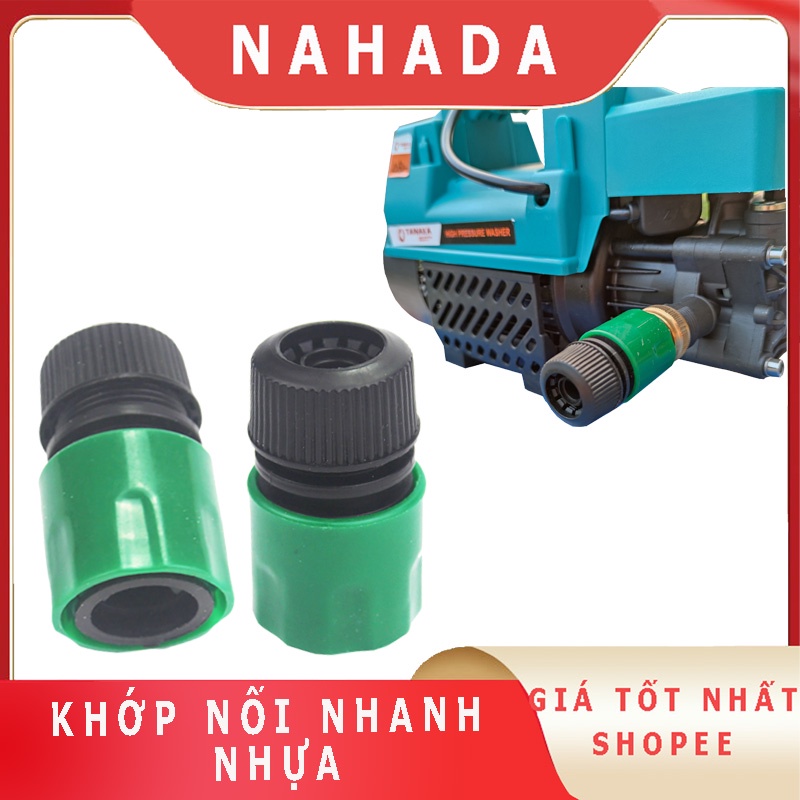 Khớp Nối Nhanh Nhựa Phụ Kiện Rửa Xe Đầu Nối Nhanh Dây Cấp Nước Máy Xịt Rửa, Máy Rửa Xe Áp Lực Cao