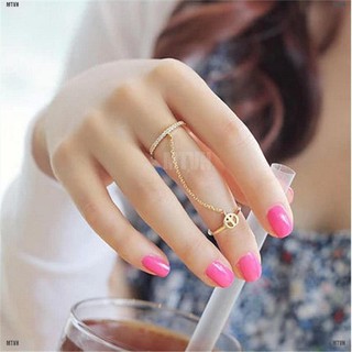 Nhẫn Nữ Trơn Đính Đá Độc Đáo