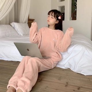 Bộ ngủ nỉ lông sieeuuuu ấm
