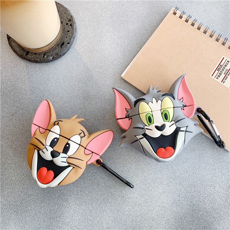 Ốp case airpods 1/2 3 PRO Tom &amp; Jerry siêu vui nhộn đáng yêu Double B Store 1021 CACJ