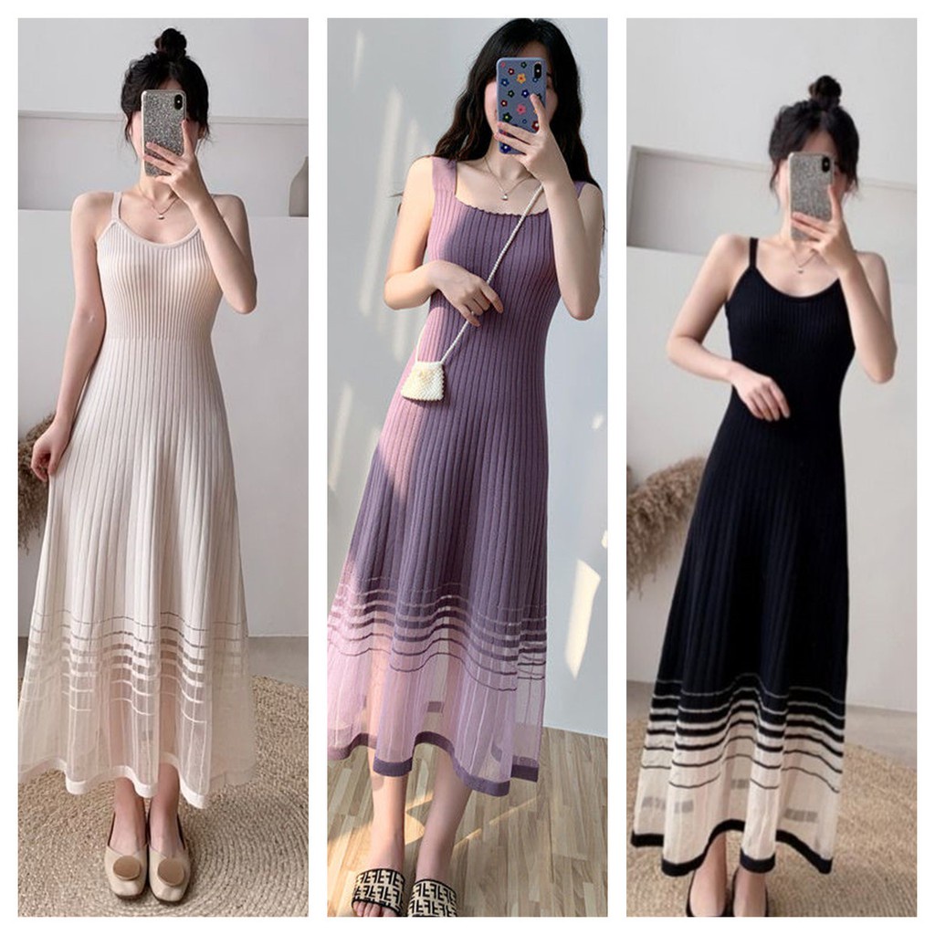 Mới Đầm Hai Dây Mùa Hè Gợi Cảm Cho Nữ