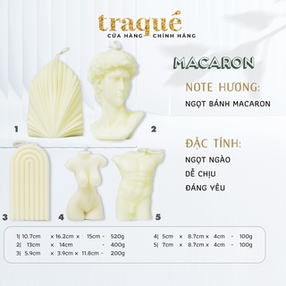 Nến thơm decor tạo hình ADORA - MACARON
