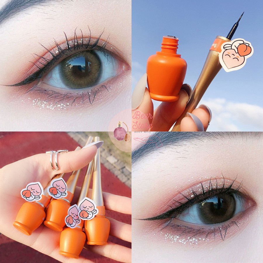 Bút Kẻ Mắt Đào Eyeliner Kiss Beauty Giúp Mắt To Tròn Hàng Nội Địa Trung Cao Cấp