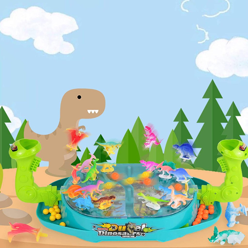 Đồ chơi khủng long đại chiến dino bắn bi đối kháng 2 người giải trí dinosaur trẻ em cho bé battle toys for kids