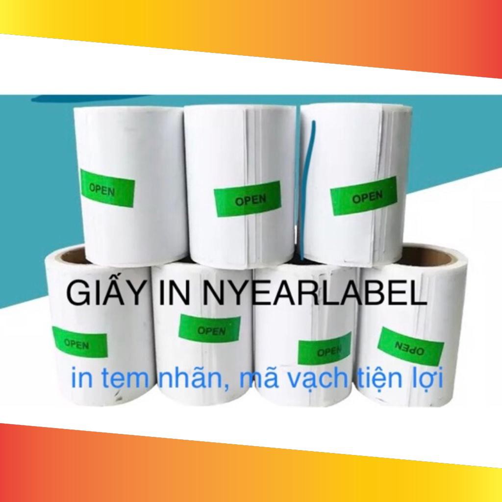  ivn063 giấy in nyear label 20 cuộn tem nhãn mã vạch tiện lợi 