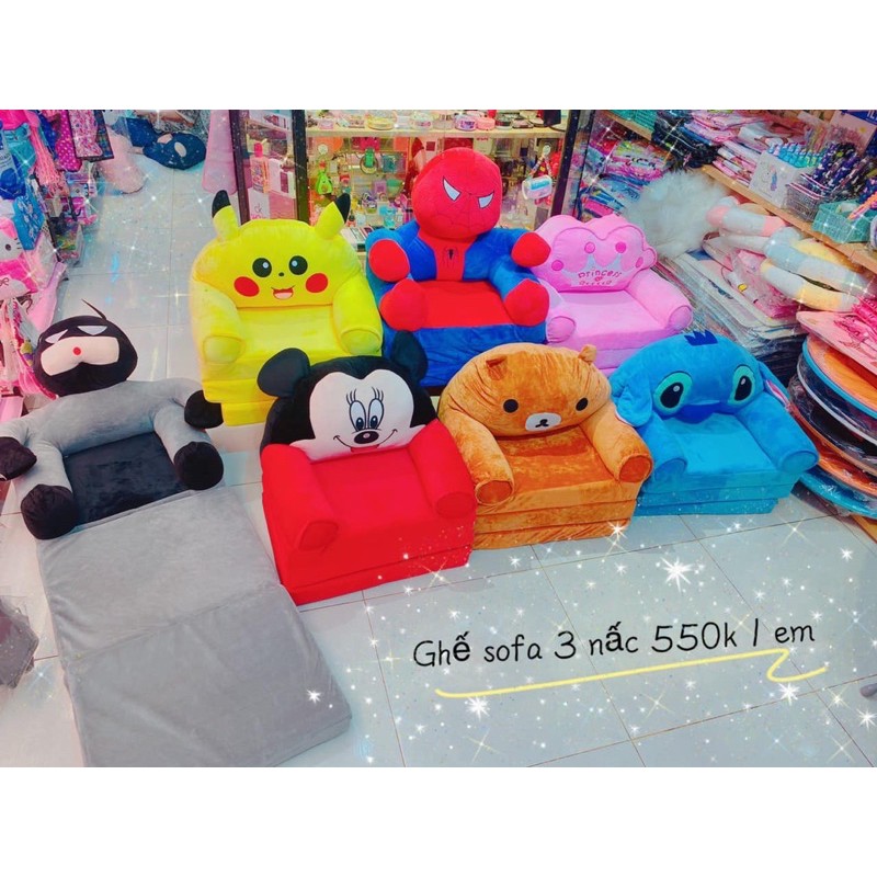 GHẾ NỆM SOFA CHO BÉ