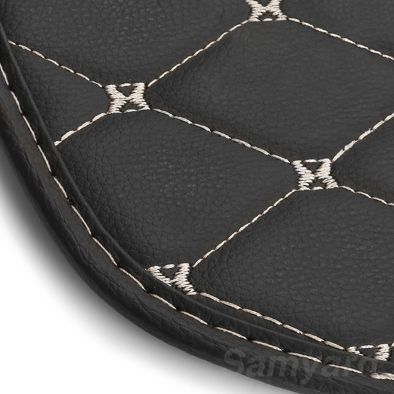 Bao Da PU Bọc Ghế Ngồi Xe Hơi Chống Đá Cho Kia Rio Optima Stinger K5 Soul Stonic Cadenza Carnival