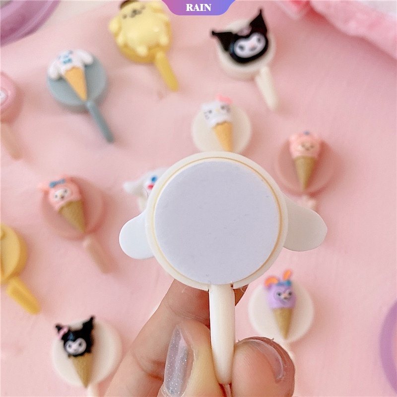 1 Móc Treo Chìa Khóa/ Khăn Giấy Gắn Tường Hình Sanrio My Melody Kuromi Hello Kitty Tiện Dụng