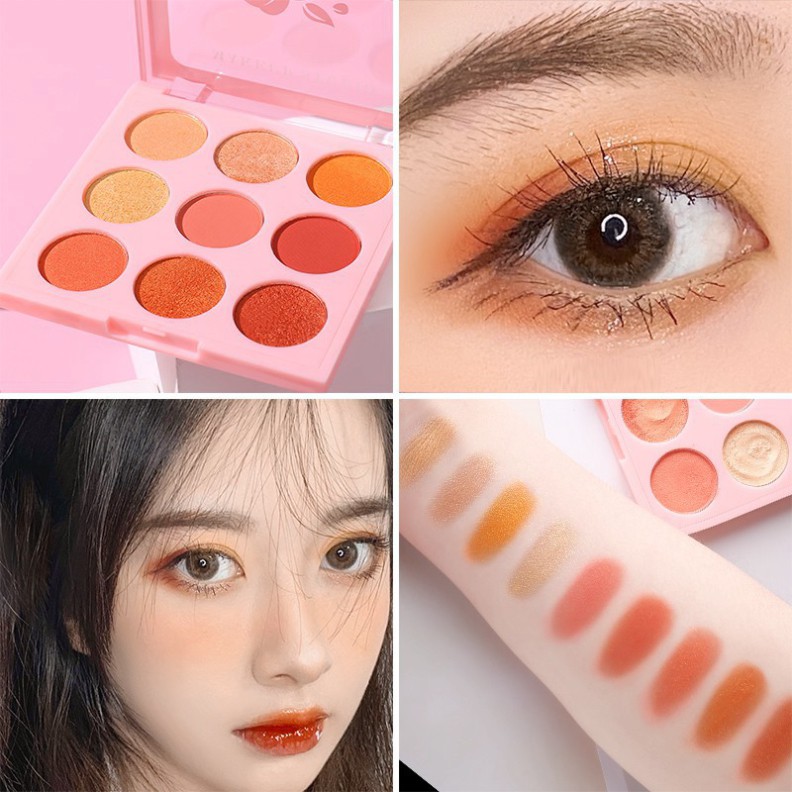 Bảng Phấn Mắt 9 Ô SWEET CHEEK AND SHADOW PALTEET tone xinh xắn . Hot | BigBuy360 - bigbuy360.vn