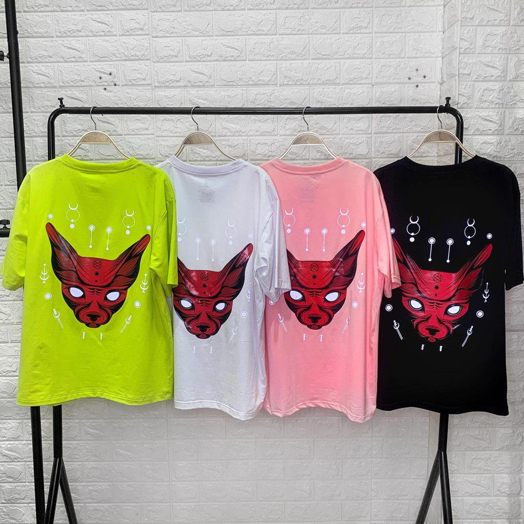 Áo thun mèo SGES phản quang cá tính phong cách streetwear | BigBuy360 - bigbuy360.vn