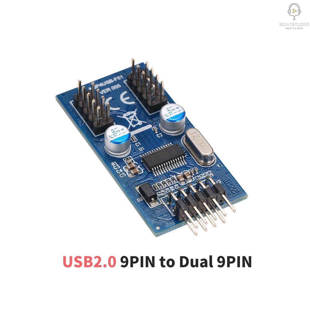 Bo Mạch Chủ Chuyển Đổi Usb 9pin Sang 2 Đầu Usb 2.0 9pin Sang 9pin | BigBuy360 - bigbuy360.vn