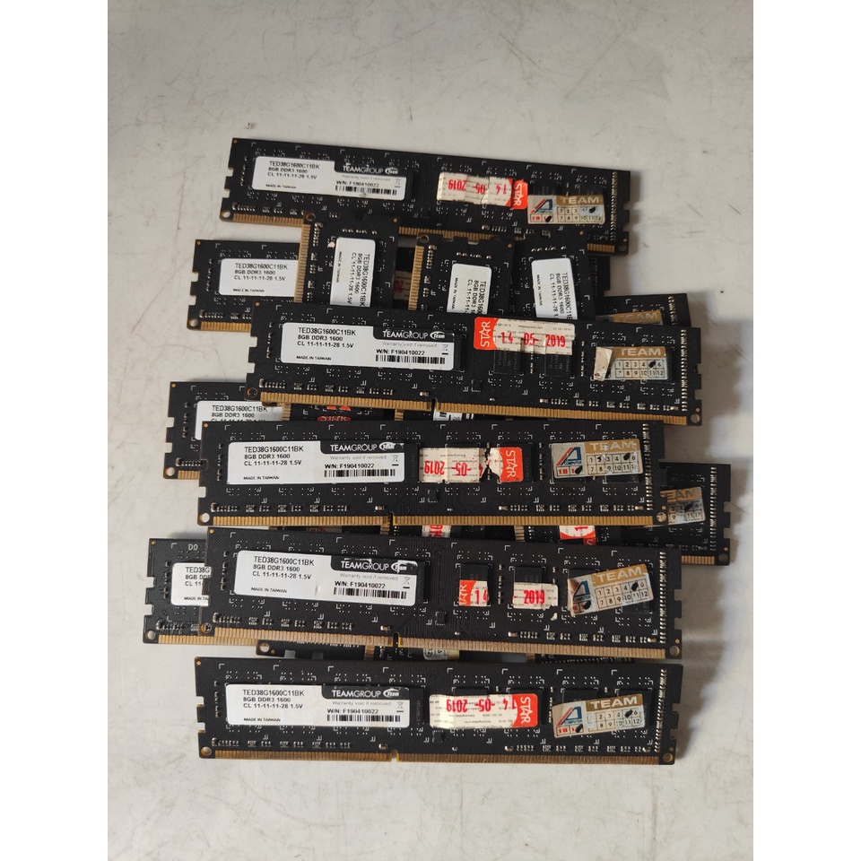 Ram PC Team Elite 8GB DDR3 Bus 1600 Cực ổn áp