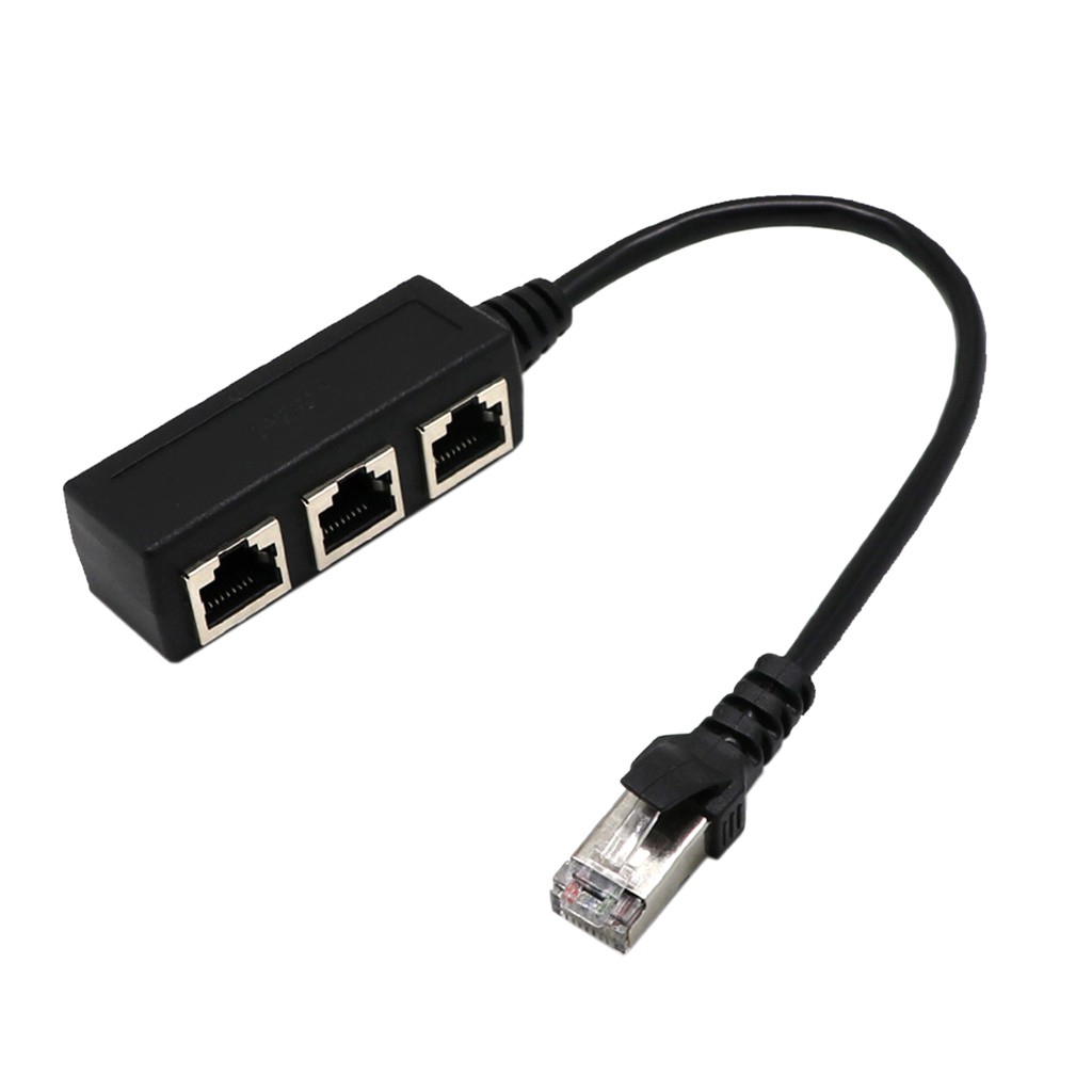 [Bộ chia cáp mạng LAN RJ45 Ethernet Bộ chuyển đổi mở rộng 3 chiều