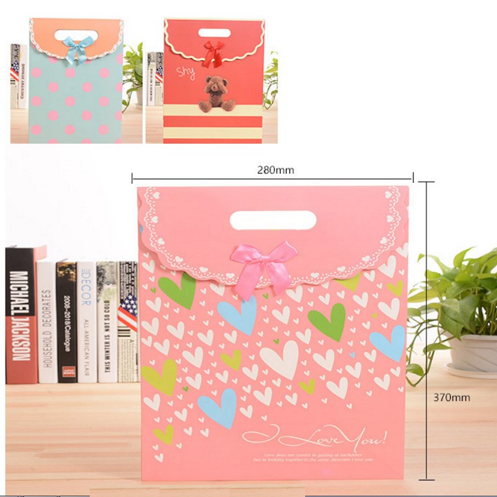 Túi giấy đựng quà, đựng mỹ phẩm, size lớn có TAY CẦM tiện dụng cao cấp