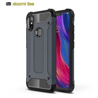 2-layer TPU + PC phone case comprehensive protection for Xiaomi Mi 8 SE