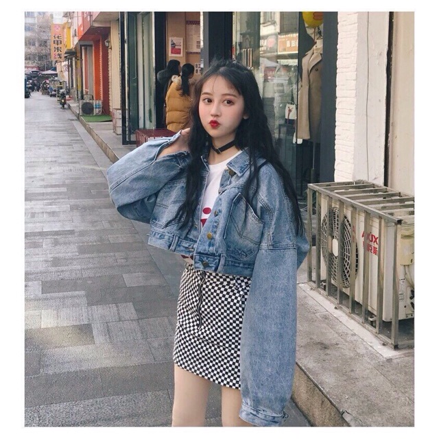 Áo khoát jean màu lau | BigBuy360 - bigbuy360.vn