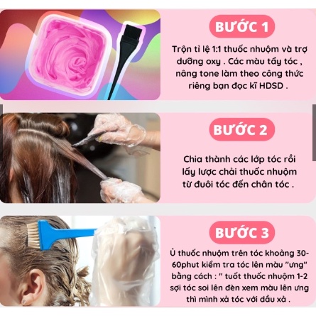 Thuốc Nhuộm Tóc Màu THAN CHÌ Không Tẩy