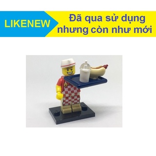 Nhân vật Lego Minifigures Hot Dog Vendor - Nhân viên chạy bàn thuộc Series 17