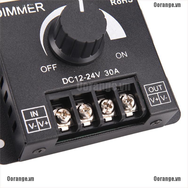 Bộ Điều Khiển Độ Sáng Cho Đèn LED 30A DC 12V 24V