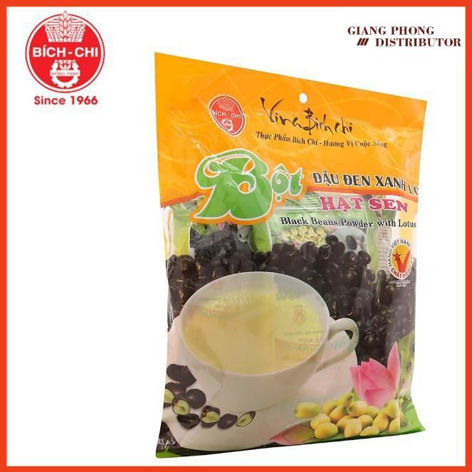 Bột đậu đen xanh lòng hạt sen Bích Chi 350gr - Black Beans Powder With Lotus Seed