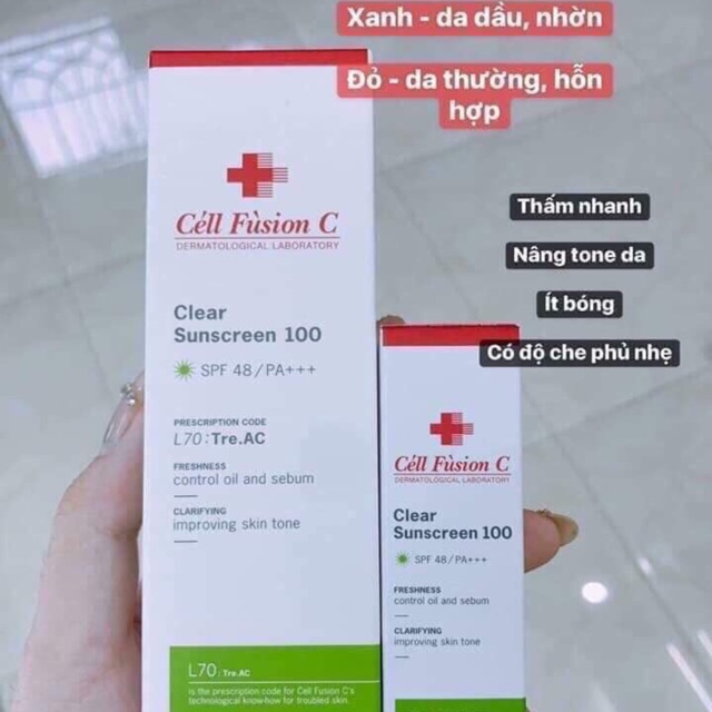 Kem chống nắng Cell fushion