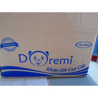 Khăn Ướt Doremi Cao Cấp (100 sheets)