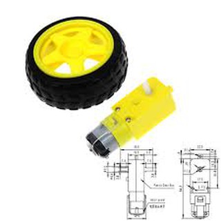 Bộ động cơ + Bánh xe robot