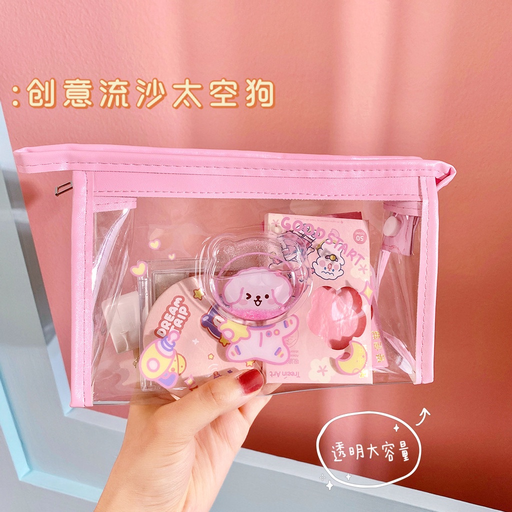 Túi Đựng Bút Bằng Nhựa Pvc Trong Suốt Cỡ Lớn Tiện Dụng