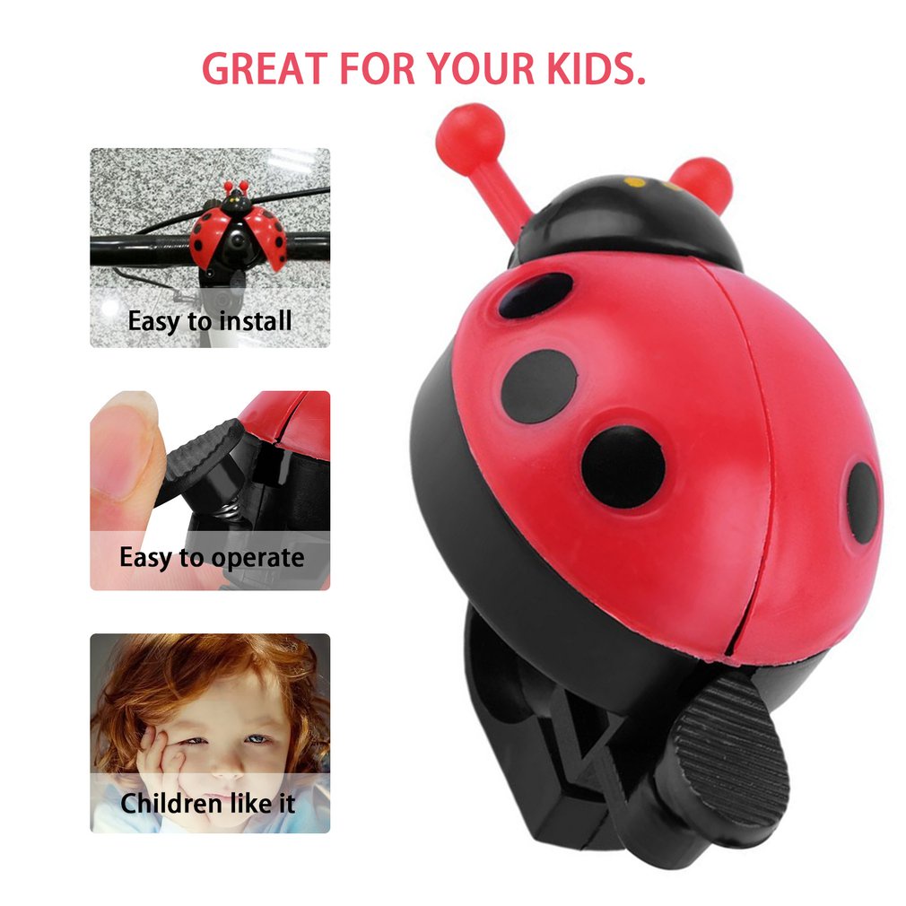 Chuông xe đạp hình bọ đáng yêu cho bé