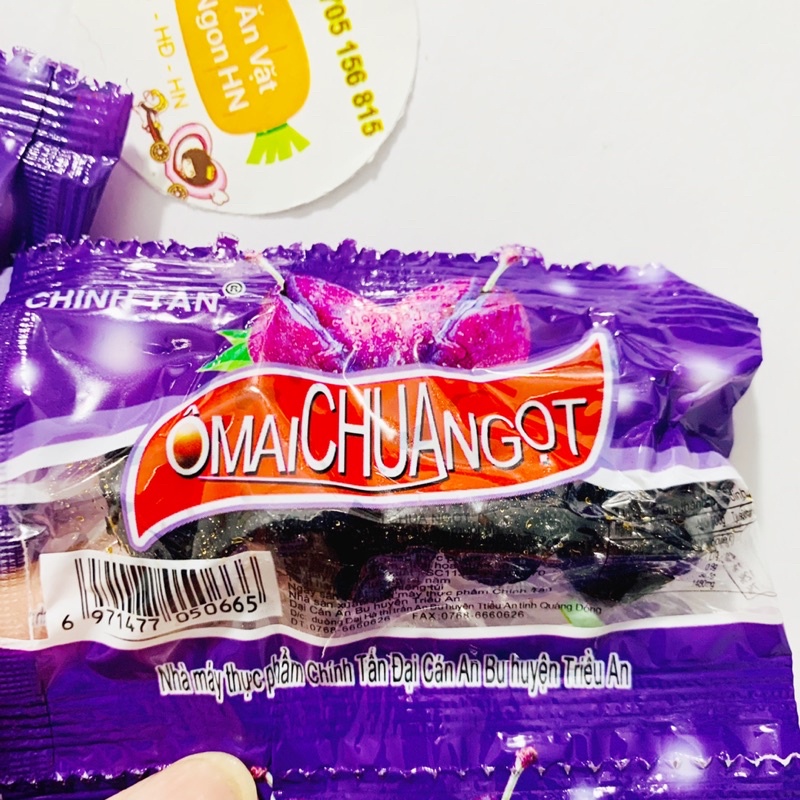 3 Gói Ô Mai Chua Ngọt Đồ Ăn Vặt Ngon Giá Rẻ Vé Về Tuổi Thơ