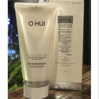SỮA RỬA MẶT DƯỠNG TRẮNG O HUI EXTREME WHITE BRIGHT FOAM SNOW VITAMIN 160ml