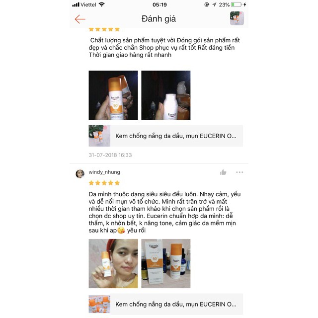 Kem Chống Nắng Kiềm Dầu Eucerin Oil Control SPF50+ Kiểm Soát Nhờn Hàng Nội Địa Pháp Chuẩn Chính Hãng | BigBuy360 - bigbuy360.vn