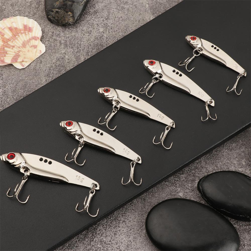 PISTA Mồi Câu Cá Giả Màu Vàng / Bạc