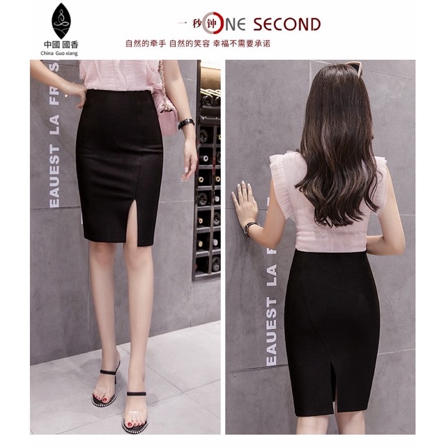 CHÂN VÁY BÚT CHÌ CÔNG SỞ  XẺ TÀ TRƯỚC  MSCV157 | BigBuy360 - bigbuy360.vn