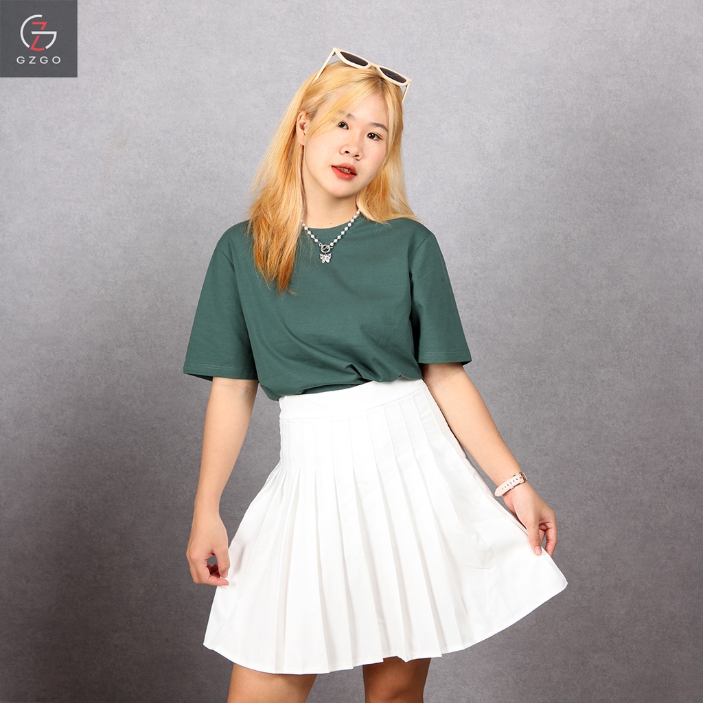 Áo thun unisex nam nữ áo thun cặp nam nữ chất cotton đẹp cổ tròn basic phom rộng Nhã Dung Store