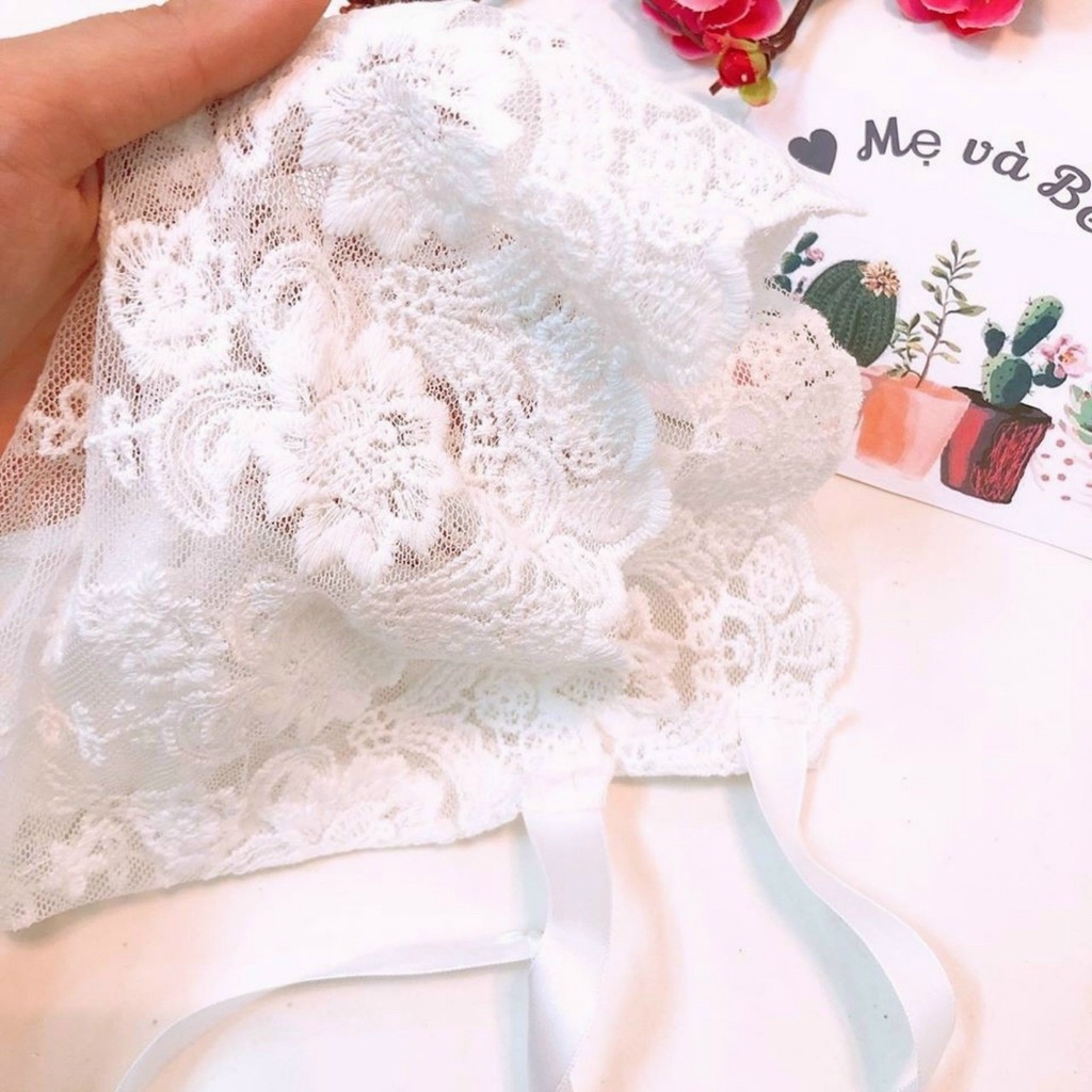 Nón/Mũ ren hoa văn cách điệu phong cách công chúa chụp ảnh studio cho bé gái nón xinh cho bé gái chụp hình