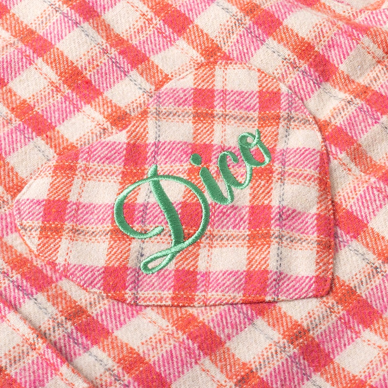 Áo DirtyCoins Dico Love Flannel Jacket - Pink