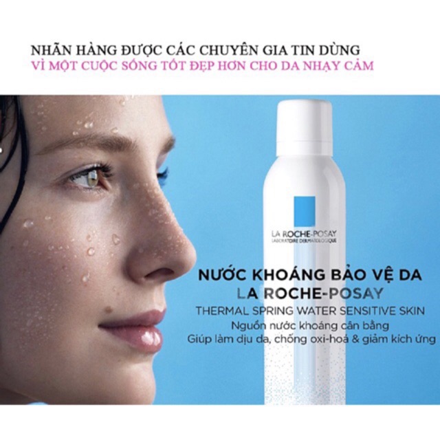 Nước Khoáng Cấp Nước Làm Dịu, Tăng Miễn Dịch Da Laroche Posay 150ml (Chuẩn Hãng)