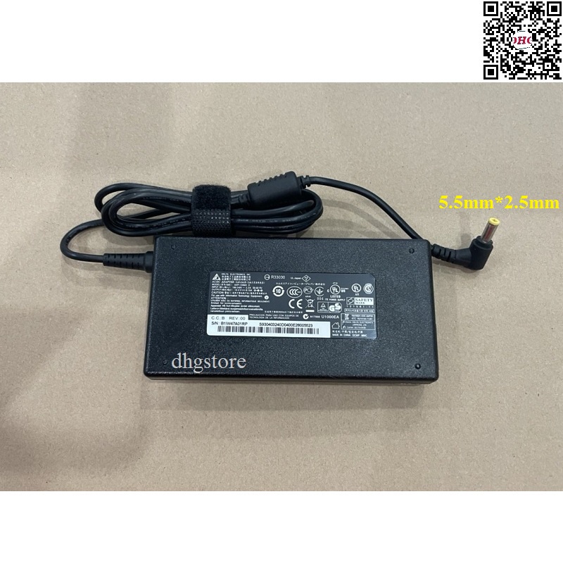 Sạc laptop MSI GE60 GE62 GE70 GT60 GT70 GP62 GP72 GL72M GS40 GS60 GS63 GS65 GS70 GP60 GP62 GP70 GP72 GF63 8RC 120W