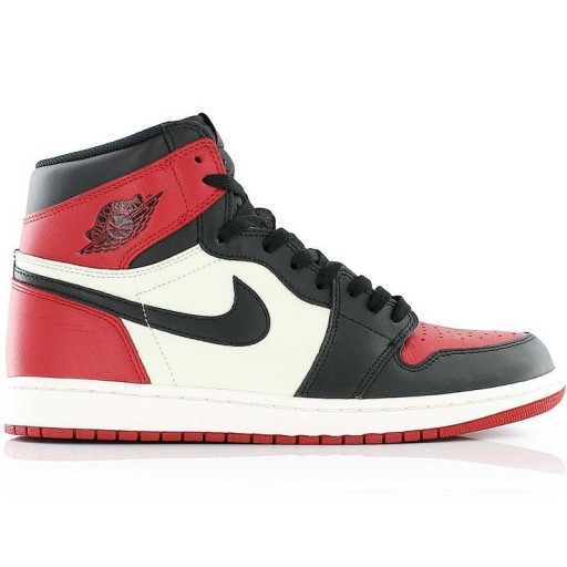 Giày thể thao Jordan 1 Retro High OG Bred 2013 (BLACK/VARSITY RED-WHITE/ 555088-023)