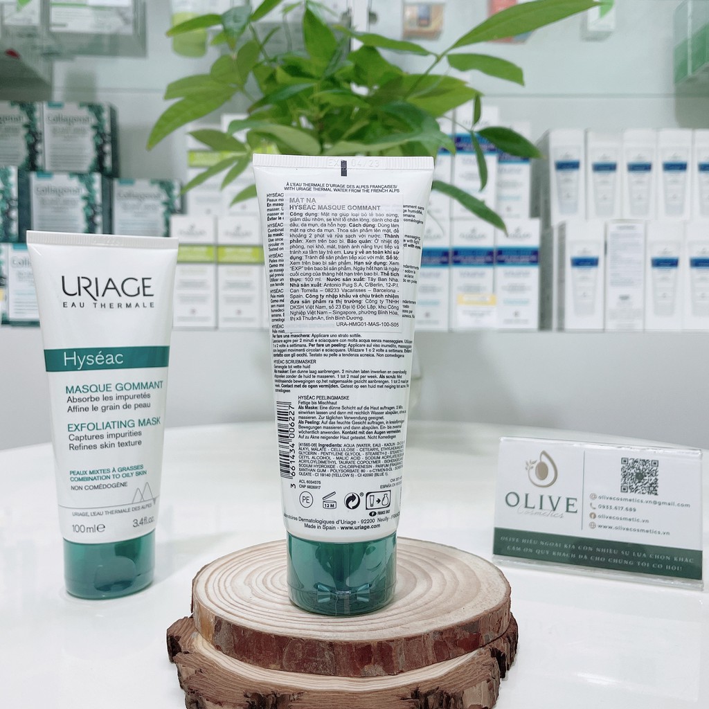 Mặt nạ tẩy tế bào chết ⚡ CAO CẤP ⚡ mặt nạ Uriage Hyséac Masque Gommant kích thích tái tạo tế bào mới cho da | BigBuy360 - bigbuy360.vn