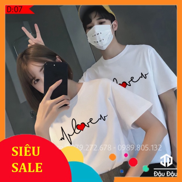 ÁO ĐÔI TÌNH YÊU LOVE YOU { GIÁ SỈ }