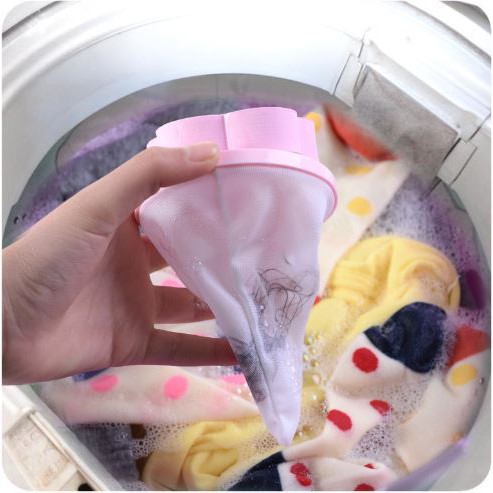 Phao lọc cặn máy giặt hình hoa - túi lưới vệ sinh lồng máy giặt thông minh tongkhogiaxuonghn