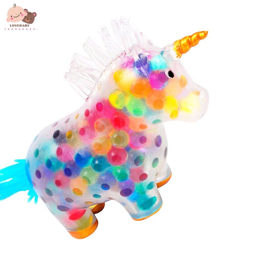 Unicorn Stress Balls Toy Heal Your Mood Unicorn Squeeze Toy Squishy Funny Gift