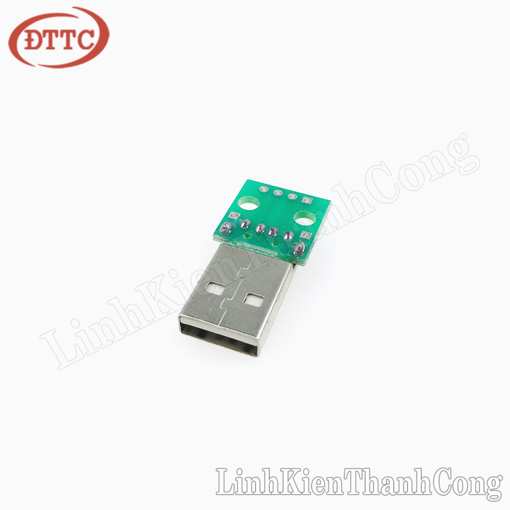 Module USB chuyển đổi USB 2.0 (loại đực) sang DIP 4P 2.54