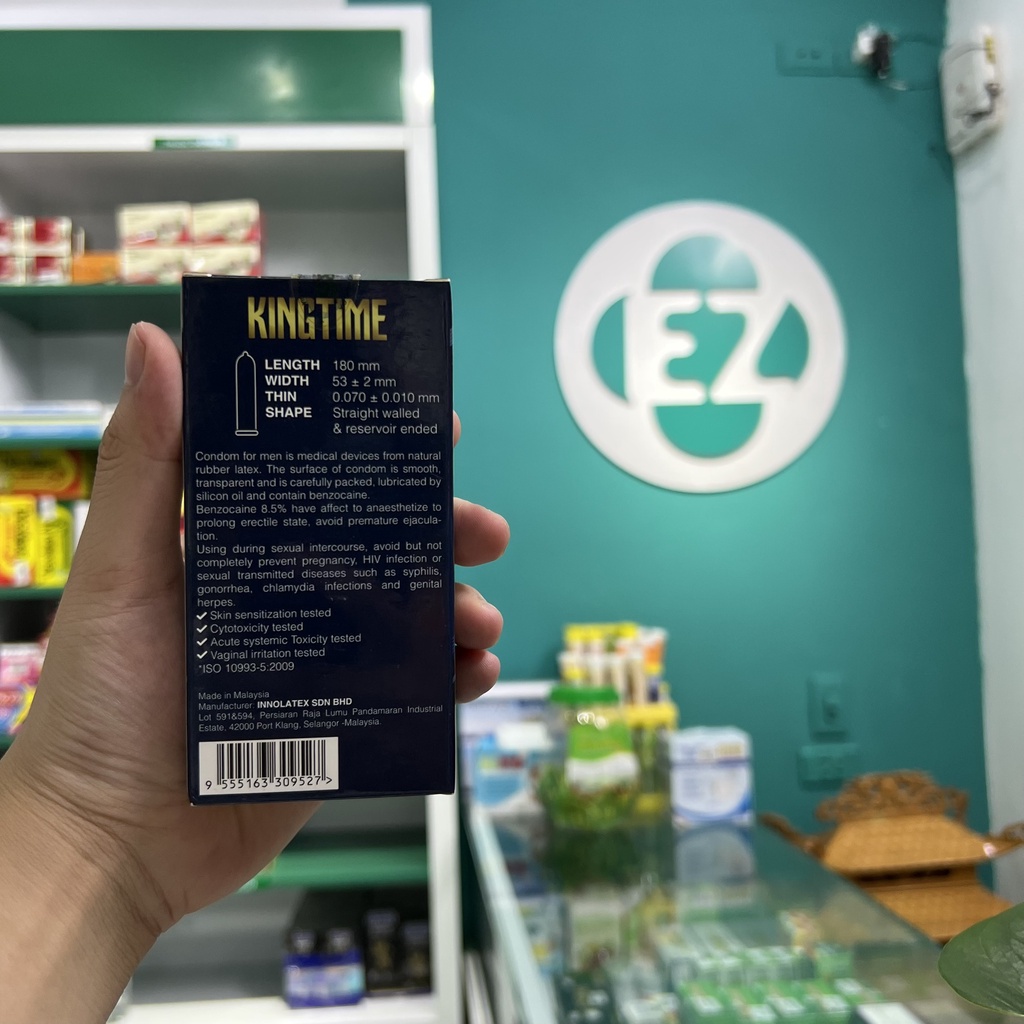Bao cao su King Time, BCS kéo dài thời gian quan hệ - Ez Pharmacy