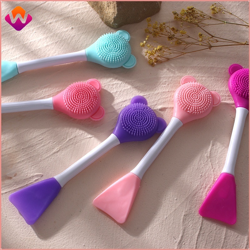 Cọ silicone Hai Đầu Dùng Để Phết Mặt Nạ Đa Năng Tiện Dụng