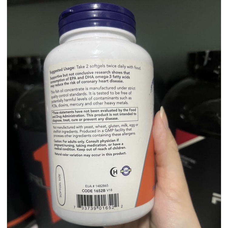 Thực phẩm bổ sung Omega3 Now