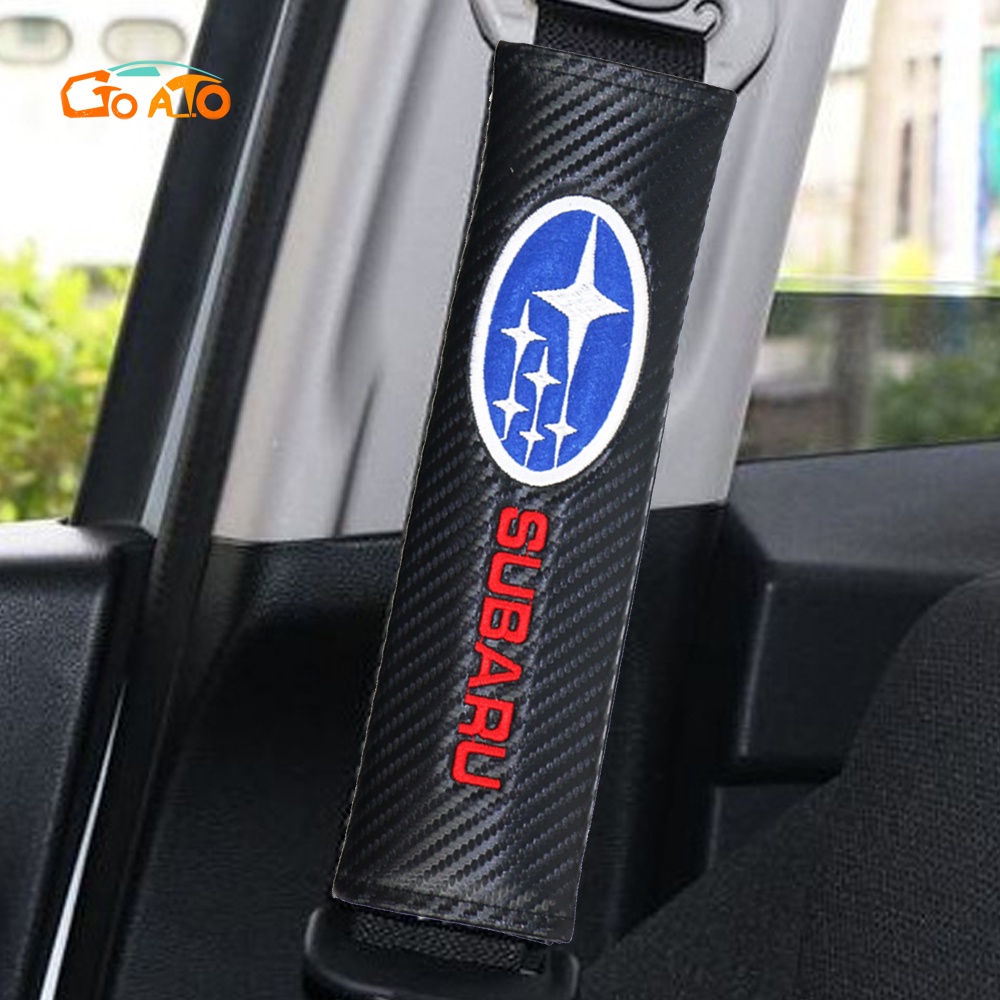 GTIOATO Sợi Carbon DâY Đai An ToàN Ô Tô CàI DâY An ToàN Ô Tô BọC DâY An ToàN Xe HơI Phụ KiệN Ô Tô Trang Trí Oto Phụ KiệN BêN Trong Ô Tô Cho Subaru Choester BRZ Impreza Outback WRX SIT